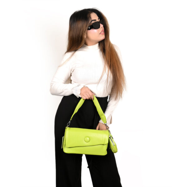 Paris Neon Green Sling Bag