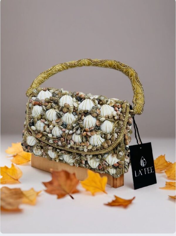 Clutch Purses for Women Wedding Handmade Evening Party Bridal Clutch - Image 3