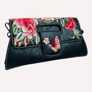 Vintage Chinese Style Embroidery Women Leather Bag / New Elegant Handbag Versatile Shoulder & Crossbody Bags