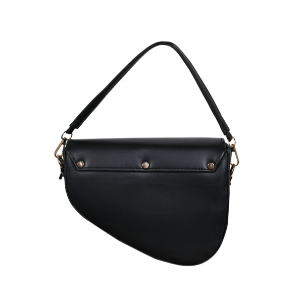 Black Women Sling Bag Stylish Curve Shape Sling Bag - Image 3