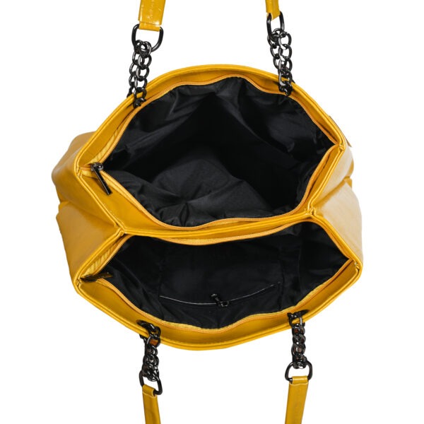 Women Fashion Tote Bags for Office Ladies & for College Girls (Mustard ) - Image 3