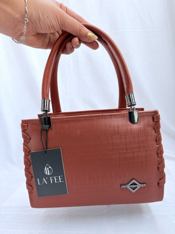 Tan Sling Bag with Detachable Strap For Girls & Women - Image 2