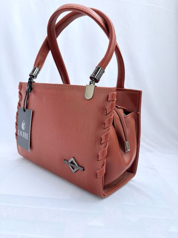 Tan Sling Bag with Detachable Strap For Girls & Women - Image 3