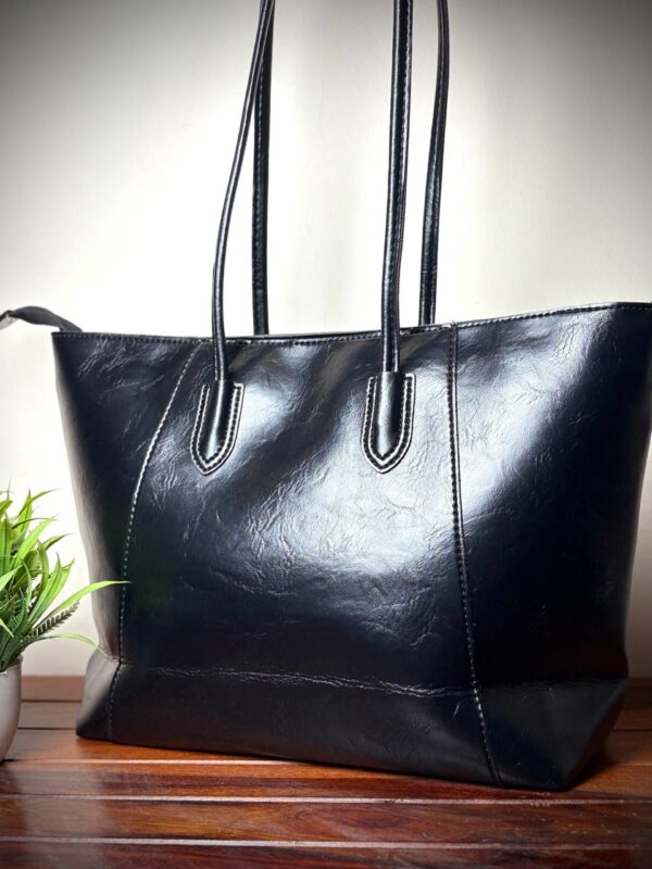 Tote Bag for Women, Soft PU Leather Shoulder Purse Under arm Hobo Handbags Trendy Autumn Designer Bag for Work - Image 3