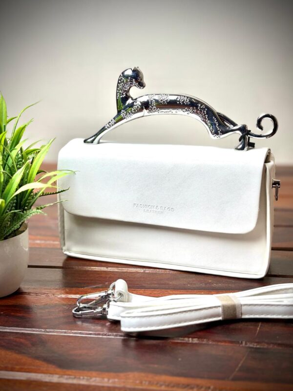Jaguar Top-Handle Satchel Handbag - Image 4