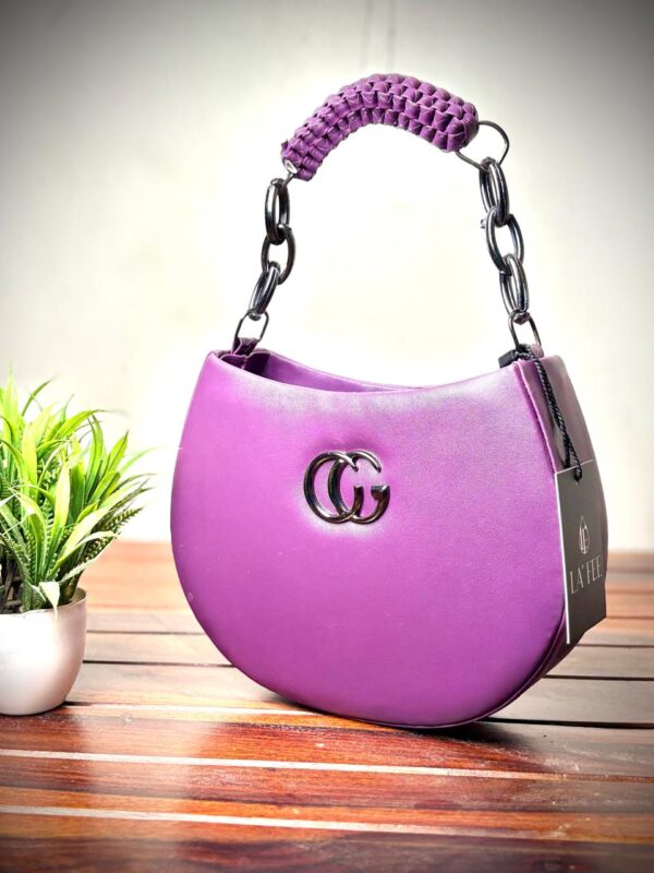 Purple  Women Sling Bag Crossbody Sling Bag For Women Shoulder Handbag With Adjustable Sling Strap - Image 3