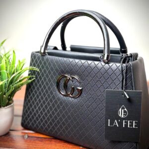 Stylish Black Structured Sling Bag