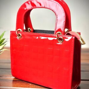 Quilted Handbag with Detachable Strap