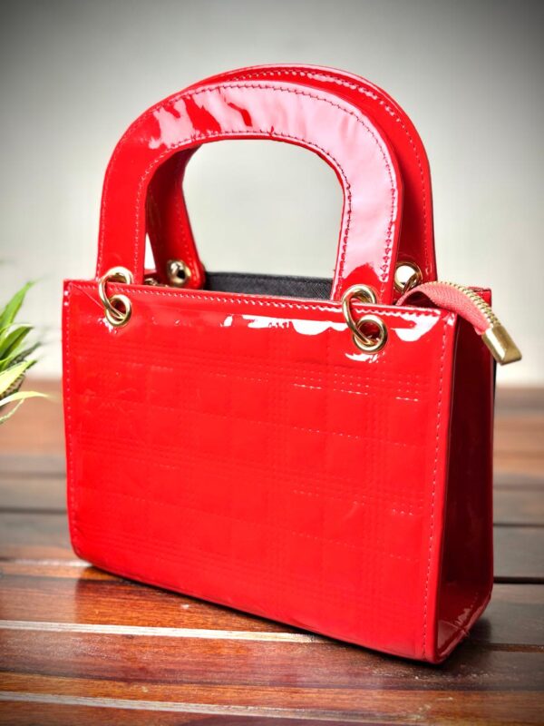 Quilted Handbag with Detachable Strap - Image 2