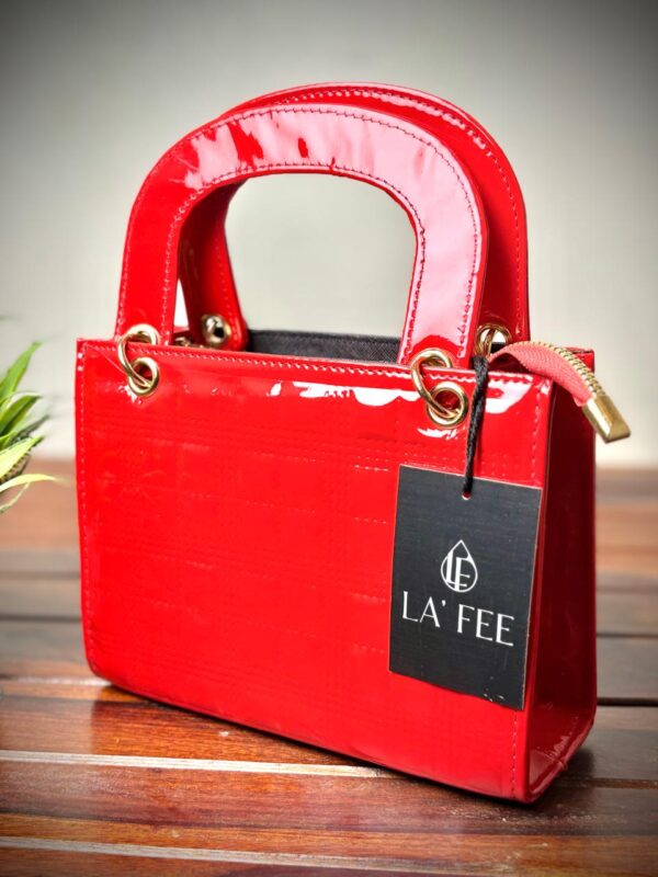 Quilted Handbag with Detachable Strap - Image 3