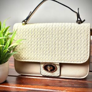 Beige Women Cross body Chain Sling bag