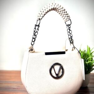 Women’s Stylish Trendy Sling Bag Double Compartment Zipped with Chain Sling & Double Shoulder Strap