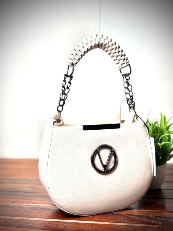 Women’s Stylish Trendy Sling Bag Double Compartment Zipped with Chain Sling & Double Shoulder Strap