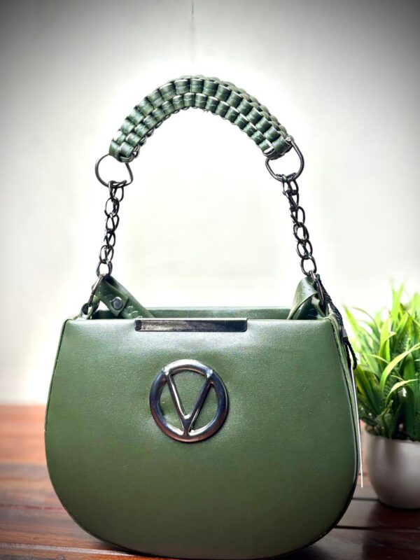 Women’s Stylish Trendy Sling Bag Double Compartment Zipped with Chain Sling & Double Shoulder Strap