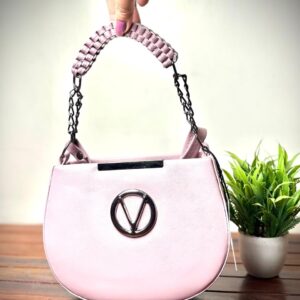 Women’s Stylish Trendy Sling Bag Double Compartment Zipped with Chain Sling & Double Shoulder Strap