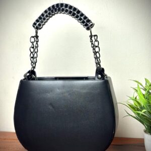 Women’s Stylish Trendy Sling Bag Double Compartment Zipped with Chain Sling & Double Shoulder Strap
