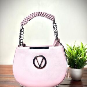 Women’s Stylish Trendy Sling Bag Double Compartment Zipped with Chain Sling & Double Shoulder Strap