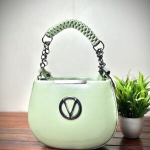 Women’s Stylish Trendy Sling Bag Double Compartment Zipped with Chain Sling & Double Shoulder Strap