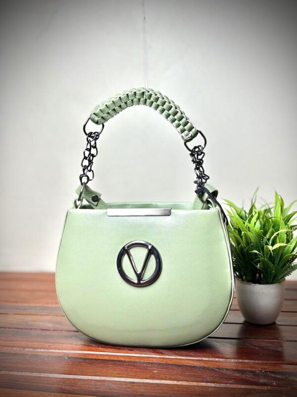 Women’s Stylish Trendy Sling Bag Double Compartment Zipped with Chain Sling & Double Shoulder Strap