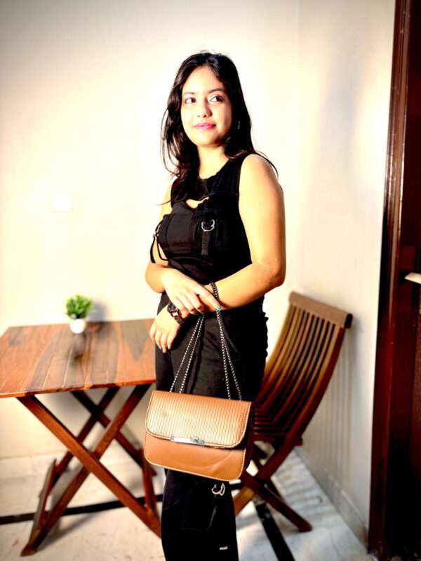 Textured Sling Bag For Women