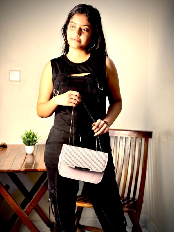 Textured Sling Bag For Women