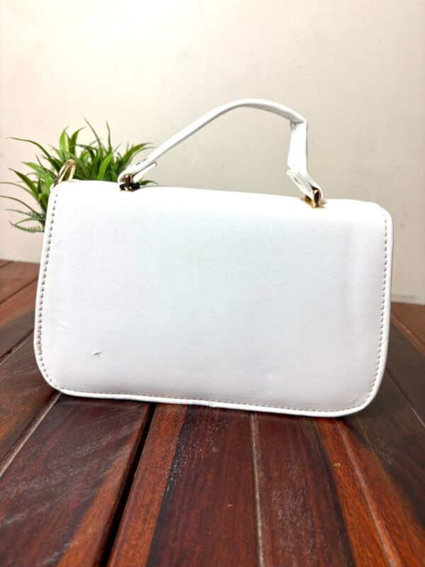 Lockme Tender Diamond White Shoulder Bag/ Sling Bag / Crossbody Bag - Image 5