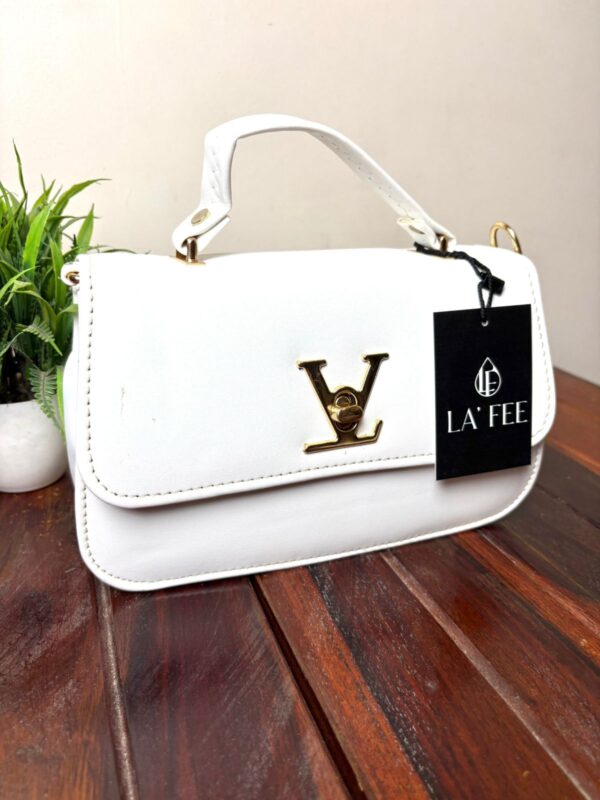 Lockme Tender Diamond White Shoulder Bag/ Sling Bag / Crossbody Bag - Image 2
