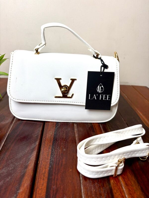 Lockme Tender Diamond White Shoulder Bag/ Sling Bag / Crossbody Bag - Image 4