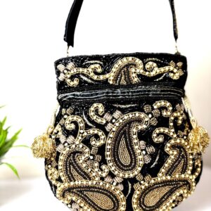 Black Elegant Potli