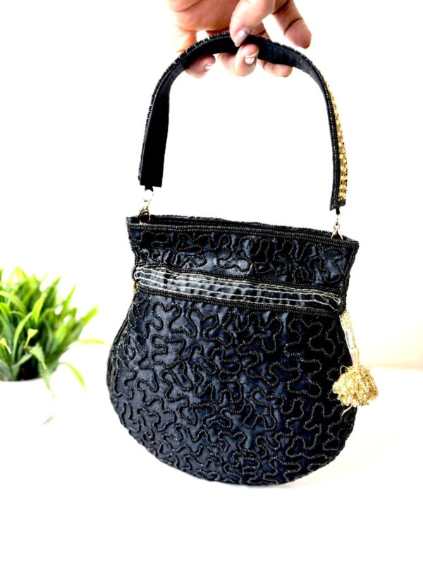 Black Elegant Potli - Image 5