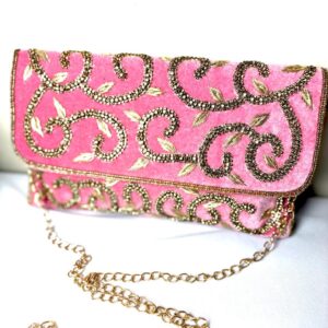 Bridal Hand Clutch for Women & Girls Handmade Embroidery Clutch