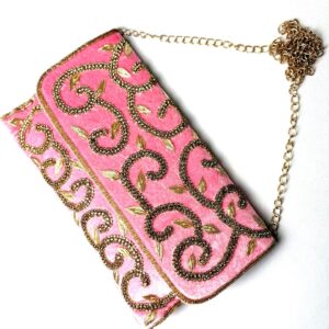 Bridal Hand Clutch for Women & Girls Handmade Embroidery Clutch