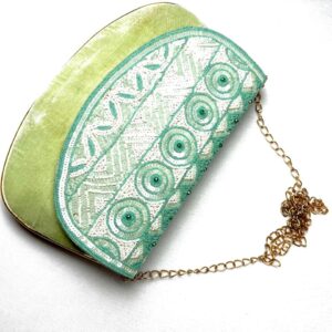 Women's Stylish Handmade Heavy Embroidered Clutch Bag