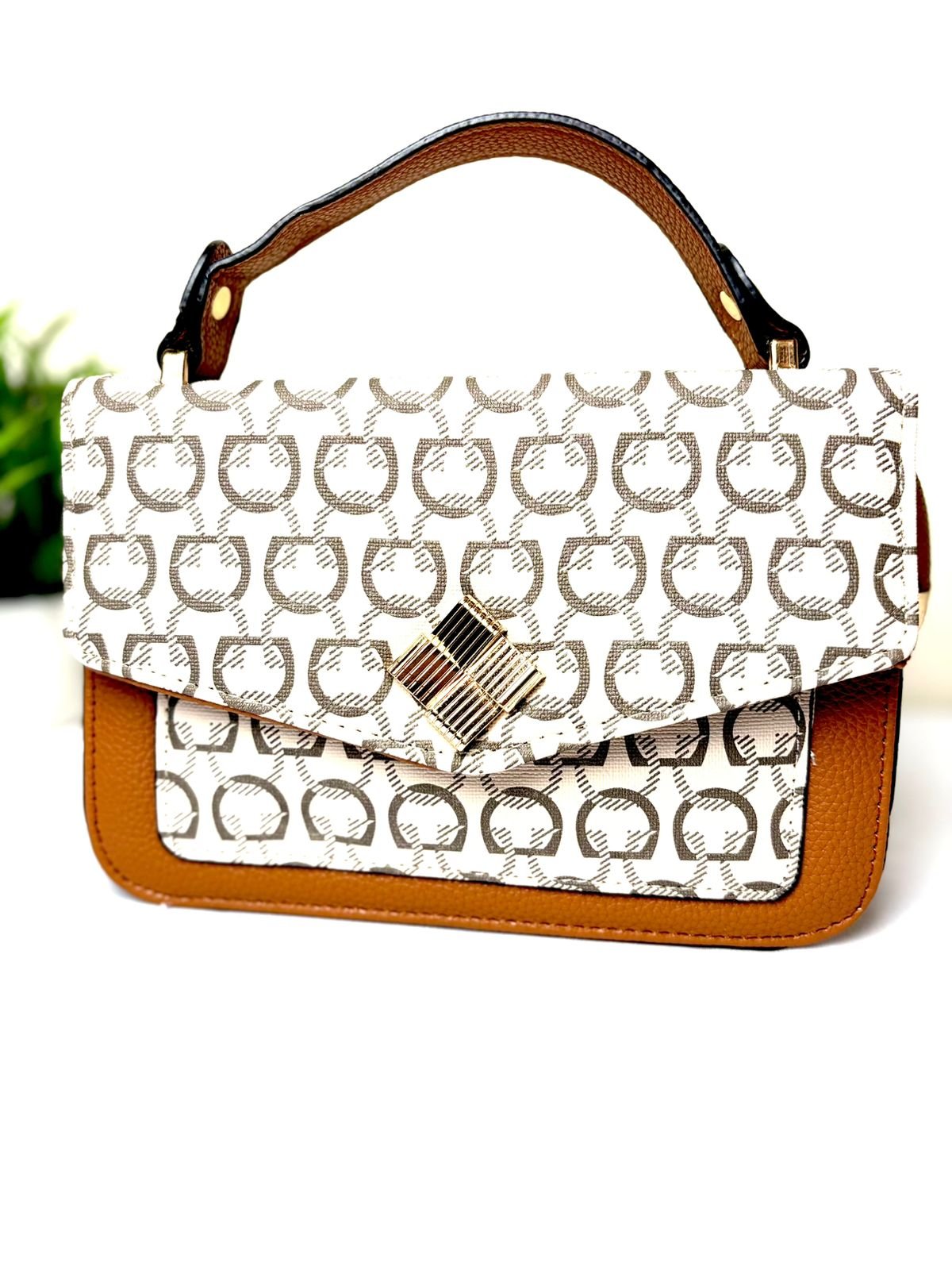 Women Printed PU Regular Structured Satchel Bag