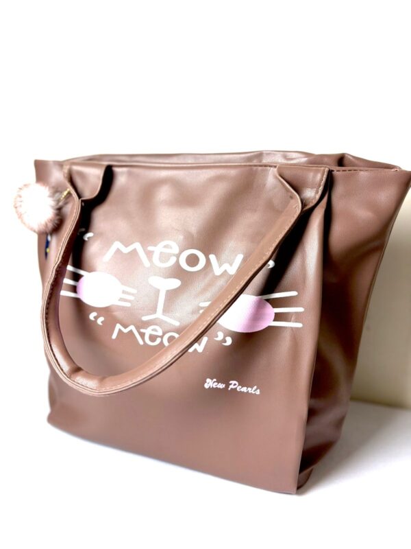 Womens Stylish Shoulder HandBagTote|Artificial Leather Tote Bag|Hand Bag for Casual|Office - Image 3