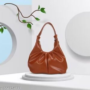 Women’s Soft Hobo Shoulder Bag Large Spacious PU Leather Handbag for Daily Use