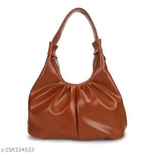 Women's Soft Hobo Shoulder Bag Large Spacious PU Leather Handbag for Daily Use