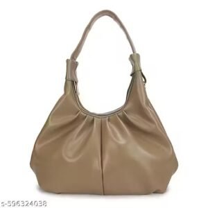 Women's Soft Hobo Shoulder Bag Large Spacious PU Leather Handbag for Daily Use