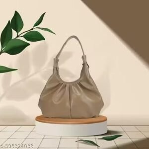 Women’s Soft Hobo Shoulder Bag Large Spacious PU Leather Handbag for Daily Use