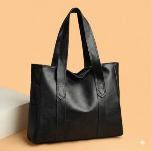 Women PU Soft Leather Shopper Shoulder/Laptop Bag