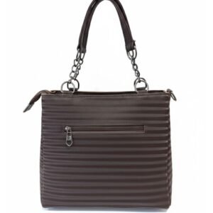 Pleated Shoulder Bag, Ruffle, Tote Bag, Women’s, Large, Ruched Bag, Zipper