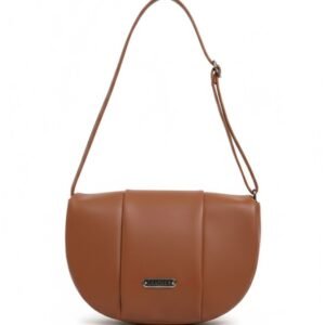 Half Moon Tan Color Chick Sling Bag