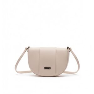 Half Moon Chick Sling Bag_off white color