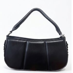 Women Casual Black Textured Sling Bag