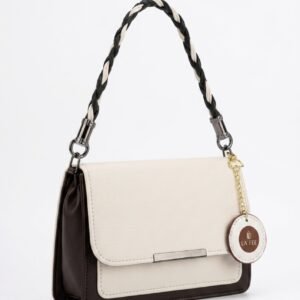 Dark Brown & Beige sling bag