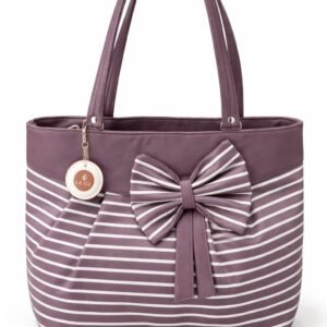 Medium Size Tote Bag with Beautiful Bow