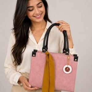 Medium Size Tote bag with Satin