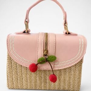 Beautiful Cherry charm box Sling bag for girls