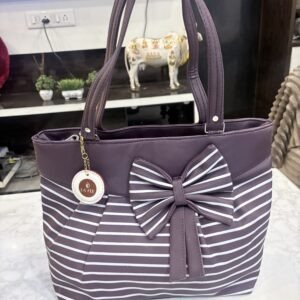 Medium Size Tote Bag with Beautiful Bow