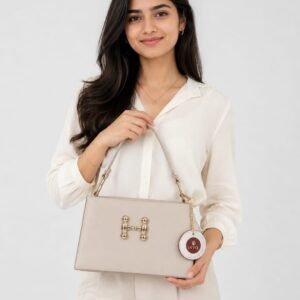 Ivory Solid Sling Bag